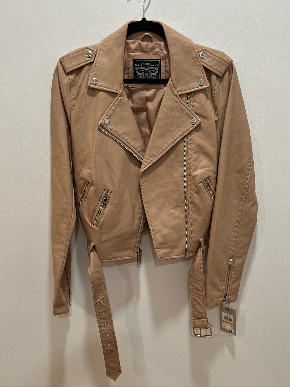 Levi's Taupe Leather Jacket (SEE DESCRIPTION)
